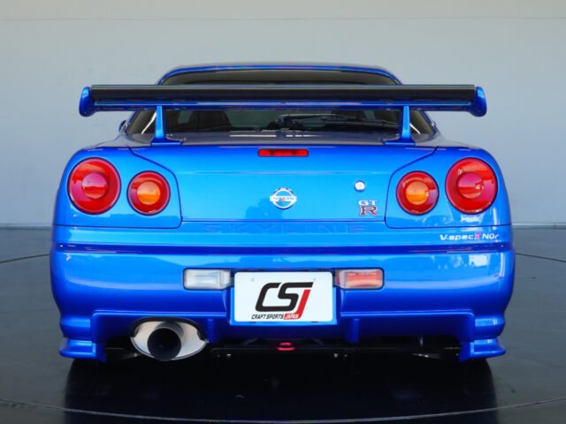 61スカイライン GT-R VspecⅡ Nur ベイサイドブルー BNR34-403835