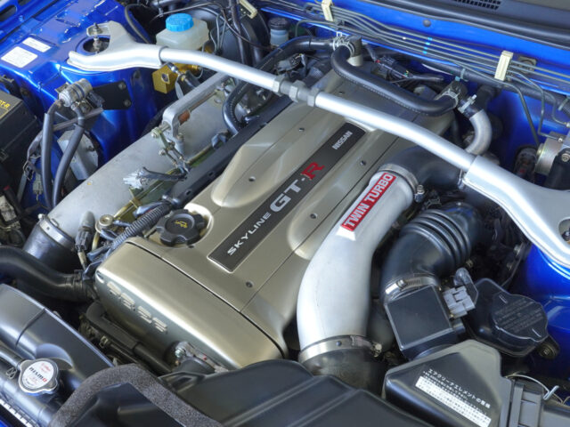 スカイライン　GT-R　VスペックⅡNur　ベイサイドブルー　BNR34-402921