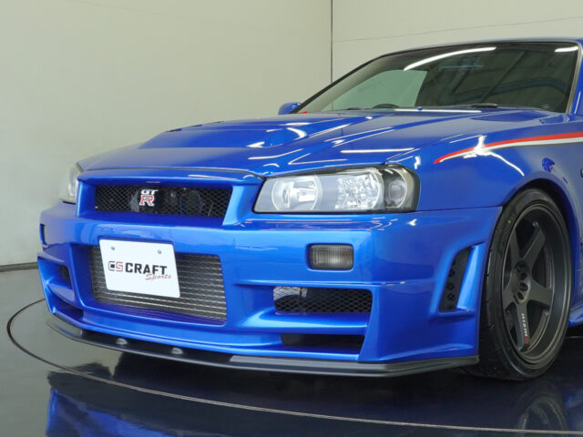 スカイライン　GT-R　VスペックⅡNur　ベイサイドブルー　BNR34-402921