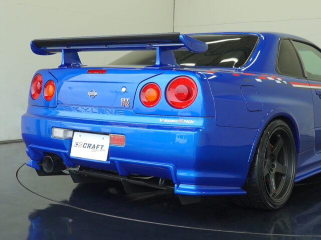スカイライン　GT-R　VスペックⅡNur　ベイサイドブルー　BNR34-402921